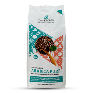 Кофе в зернах Tayemna Arabica Pure, 1 кг Кофе в зернах Tayemna Arabica Pure, 1 кг