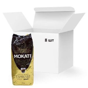 Кофе в зёрнах Mokate Espresso, 1 кг*8 шт Кофе в зёрнах Mokate Espresso, 1 кг*8 шт