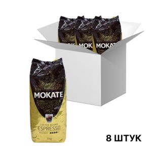 Кофе в зёрнах Mokate Espresso, 1 кг*8 шт